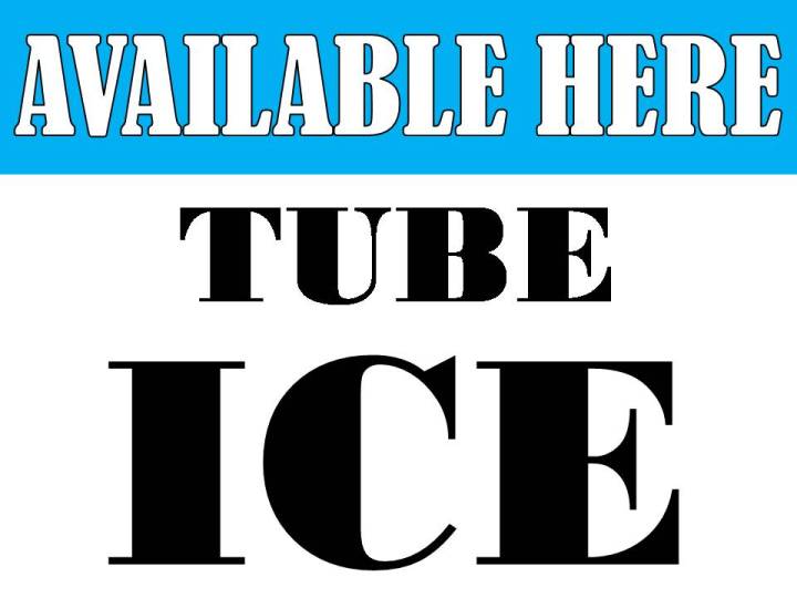 TUBE ICE WATERPROOF LAMINATED SIGNAGE A4 SIZE | Lazada PH