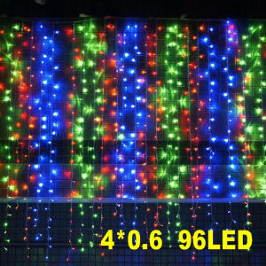 Vimite LED Curtain Lamp LED 3M X 3M 8 Modes Window Curtain Fairy String Of Lights With Remote Control For Lndoor Outdoor Decorative Party Wedding Christmas Festival Atmosphere Light