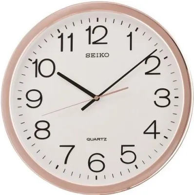 นาฬิกาแขวน ไซโก้ (Seiko) ขอบพิ้งค์โกลด์ (Pink Gold) ขนาด 12 นิ้ว รุ่น PDA014F