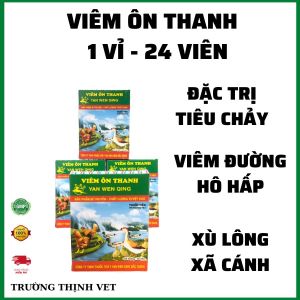 Viêm ôn thanh 2 vỉ cho gà đá chim cảnh khò khè tiêu chảy bỏ ăn. Thú y Trường Thịnh