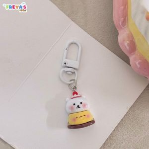 FR-C1443 Gantungan Kunci Bear Lucu Keychain Mini Aksesoris Tas Wanita / Gantungan Kunci Resin