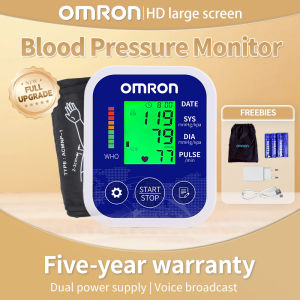 (5-year warranty)OMRON Blood Pressure Monitor Ucapan Ketepatan Tinggi Gred Perubatan OMRON Bp Blood Pressure