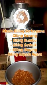 Mesin Gilingan Bumbu & Kacang Serbaguna
