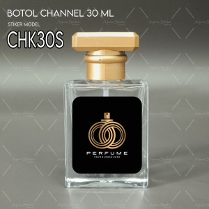 Stiker Label Khusus Botol Parfum Chanel 30ml Sticker Parfume Custom Label Wewangian Ch Channel Kotak