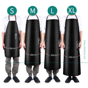 Waterproof Oil-Proof Apron Labor Protection Kitchen Canteen Barbecue car wash PVC Leather Apron