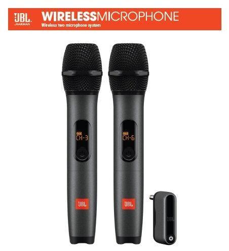 JBL WIRELESS MICROPHONE BLACK ORIGINAL AND COMES WITH ONE YEAR