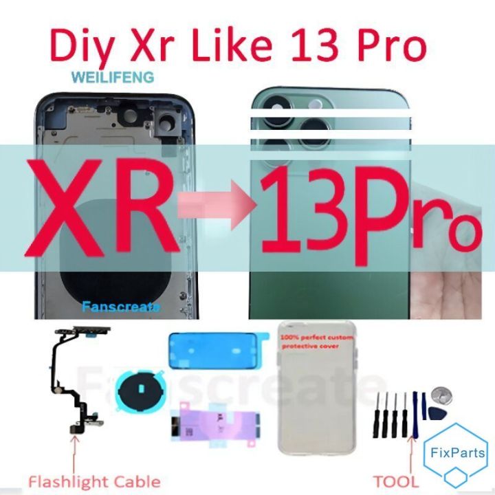 xr convert to 13 pro back panel
