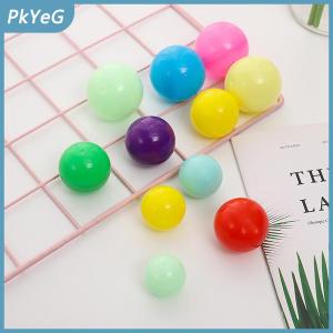 PkYeG 50pcs Mini 32mm rõ ràng minh bạch nhựa viên nang đồ chơi bất ngờ bóng nhỏ container làm những điều mô hình gashapon đồ chơi