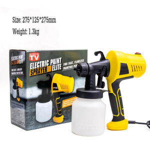 REAIM Electric Spray Gun High Power High Pressure 1000W 800ml Paint Spraying Machine Air Spray Gun household Airbrush