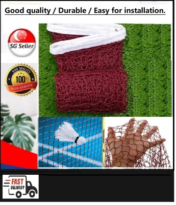 ❤SG Seller❤Fast Delivery❤ Full Size Standard Badminton Net for Professional Sports