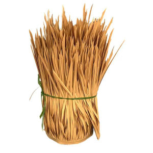 Simulated Thatched Scenic Roof Decorate Fake Straw Plastic Thatched Tiles Artificial Thatched Grass