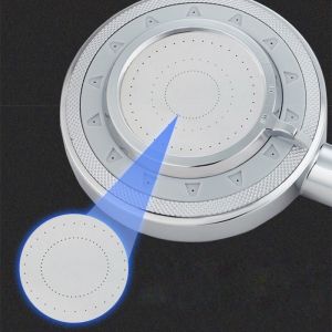 baokemo High Turbo Pressure 3 Modes Shower Head Bathroom Powerful Energy Water Saving