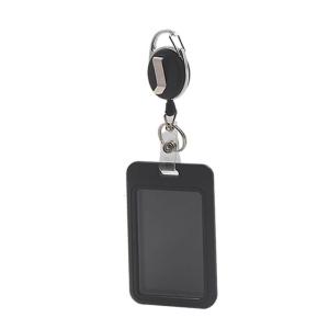 Portable Sturdy Retractable ID Badge Holder with Carabiner Clip for Nurses Security Staff and Outdoor Enthusiasts