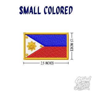 Philippine Embroidered Flag Patches - FLAG PATCHES BDU - Computerized Embroidery (Iron on Velcro)