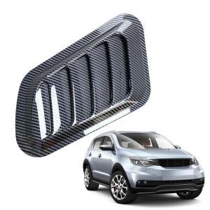 Pack of 2 Realistic Looking Weatherproof Auto Hood Air Vent Outlet Flow Intake Covers Suitable for Car Engine Protection