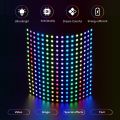 BTF-LIGHTING WS2812B RGB 5050SMD Individually Addressable Digital 16x16 256 Pixels 6.3in x 6.3in LED Matrix Flexible FPCB Dream Full Color Works with K-100. 