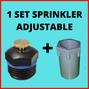 SPRINKLER AIR IRIGASI TANAMAN PERTANIAN SPRINKER ADJUSTABLE ALAT SIRAM SEPRINGKLER TAMAN SPRINKLER KEBUN JASACOIN