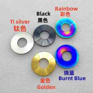 1pc Grade 5 Titanium Washers M10 OD25mm 2.5mm thickness wider washer Titanium Alloy washer titanium gasket Ti washer widebody