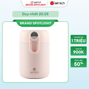 (Chỉ 15-17.09)Bình đựng thức ăn giữ nhiệt Inox 316 Elmich EL-8019 dung tích 600ml