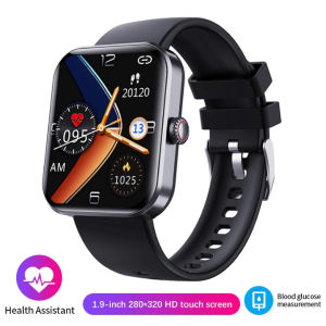 2025 HUAWE1 NEW Blood Glucose Smartwatch Electrocardiogram Temperature Blood Oxygen Sleep Monitoring ECG+PPG Sports Smart Watch