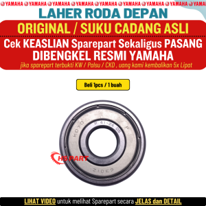 Bearing Laher Roda Depan Vixion Old New NVA NVL 6301 Original Yamaha 100%