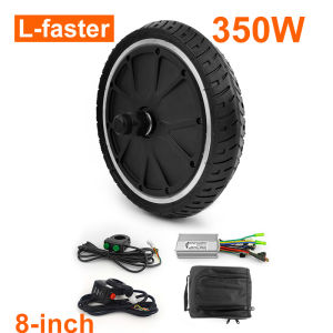 L-faster 36V 250W 8 Inch 200x45 Solid Tire Diy E-Scooter LCD Display Thumb Throttle Brushless Hub Motor Parts