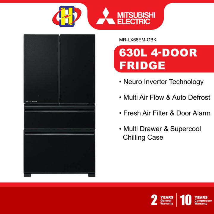 Mitsubishi Refrigerator (630L) Inverter Automatic Ice Maker MultiDoor