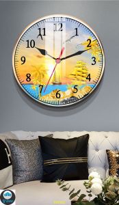 Bbr Đồng Hồ Treo Tường Phòng Khách Đồng Hồ Thạch Anh Im Lặng Hiện Đại Đơn Giản Đồng Hồ Tròn Sáng Tạo Thời Trang [8 Inch 10 Inch]