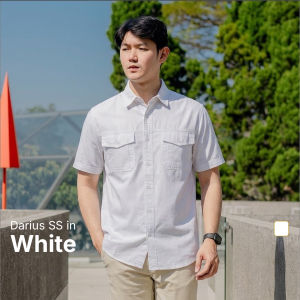Coop Design - Darius Kemeja Outdoor Safari Tactical Workshirt Baby Canvas Lengan Pendek Pria