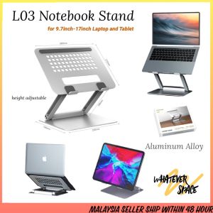 Notebook Stand Laptop Stand Foldable Aluminum Alloy Stand For Notebook Compatible with 11"-15.6" Notebook Laptop Tablet