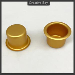 [Creative] 10Pcs Mini Round Candle Cup DIY Candlestick Making Tray Holder Container Accessory Aluminium Home Party Decor