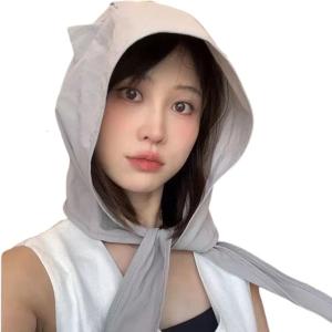 Stylish Devil Sun Hat Women Adjustable Strap Hat Cats Ear Shape Funny Hat for Beach and Travel