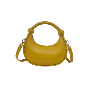 NANJIA Niche Fashion Commuter Underarm Bag PU Leather Handbag Shoulder Crossbody Bag Womens handbag Underarm Bag PU Leather