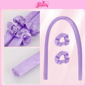 CHARM Alat Pengeriting Tanpa Pemanasan/ Satin Heatless Curling Set / Pengeriting Rambut untuk Tidur / Tidak ada kerusakan rambut Pita Pengeriting Rumah DIY