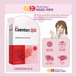 Viên uống Coenton Q10 - Hỗ trợ sức khoẻ tim mạch Tăng cường chức năng sinh lý nam giới