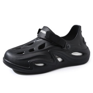 Free Shipping MenS Summer Clogs For Driving And Fishing Thick-Soled Non-Slip Outdoor Wear-Resistant Beach Closed-Toe Sandals For Men
