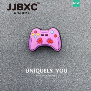 เจบีเอ็กซ์ซี เสน่ห์ข้าม การปรับให้เข้ากับอย่างเป็นทางการรองเท้าพิเศษด้านบนตกแต่งหัวเข็มขัดยางการ์ตูนเกมคอนลเลอร์ชุด