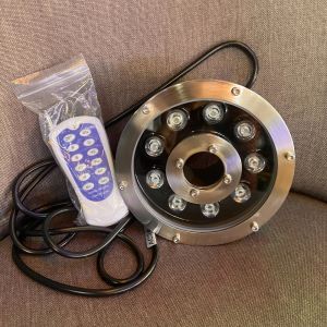 ไฟน้ำพูดแสตงพืช 6W 9W 12W 18W เสง White / เสง Warm White RGB AC12V / 24v สามารถผ่าตัดได้ สีเหลือง เพื่อการผ่าตัด 304 สามารถทำได้ทันที