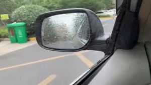 HuiLin. 2Pcs Car Side Window Rain Film Auto Rear View Mirror Rainproof Film Anti-Fog Clear Sticker Mirror Window Stickers