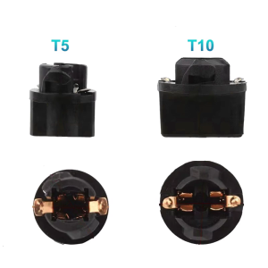 10pcs 12V Bóng đèn Đèn ổ cắm chủ bảng điều khiển xe hơi Bảng điều khiển cụm Đui bóng đèn T5/T10 LED đui đèn khóa xoắn