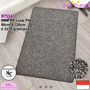 Tren-D-rugs Karpet tebal sajadah polos ruang tamu tidur alas lantai anti slip 80 cm x 120 cm - NMs