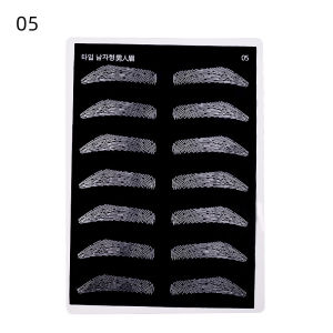 2PCS  Microblading Practice Skin for Eyebrow Shaping   Black tattooed eyebrows