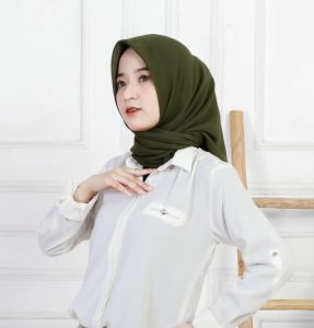 Hijab Kerudung Segitiga Instan Non-Pad - Jilbab Segitiga Instan Jersey Premium