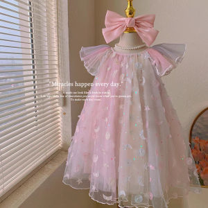 (KIDSFO-72) - Dress Anak Perempuan Korean Girl Baby Puffy Tulle Fairy Gradient Princess