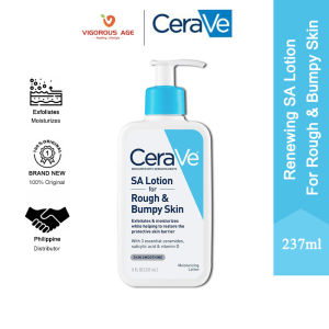 CeraVe Renewing SA Lotion 237ml Salicylic Acid Moisturizer Vitamin D for Rough and Bumpy Skin