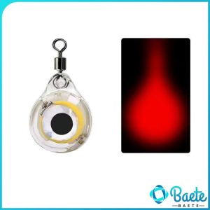 Baete Fishing Lure Trap Light LED Eye Shape Fish Bait Luminous Lure Lamp