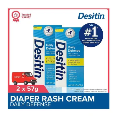 Desitin Rapid Relief Zinc Oxide Diaper Rash Cream Value Pack