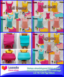 Tank top atasan wanita model Tali besar-tali kecil dan Agnes Kod 2020