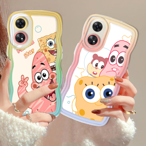 Casing HP OPPO A17 & Double-paneled Wave Edge TPU