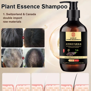 Shampoo a Variety of Botanical Extracts Natural Herbs Silky Smooth Improve Gray Hair